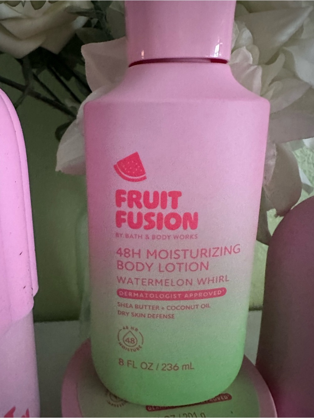 Bath & Body Works Fruit Fusion Watermelon Whirl Set - Pink & Green - Picture 2 of 6
